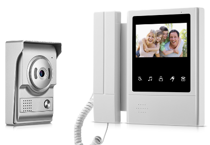 Video Doorbell  Building Intercom, Video Intercom, Intercom Doorbell, Video Door Phone Monitor for Color 4.3 Inch | LENVII XSL-168-L+