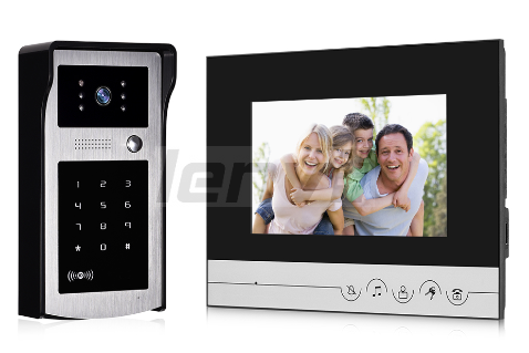 Video Doorbell  Building Intercom, Video Intercom, Intercom Doorbell, Video Door Phone Memory Monitor for Color 7 Inch | LENVII XSL-V70R-IDS