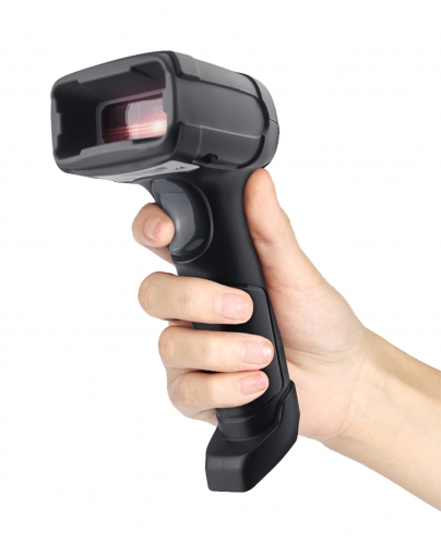 2D Wired Handheld Bar code Scanner QR-code 1D Reader Classic Economical USB Connection  | LENVII F510 Black/White/Yellow