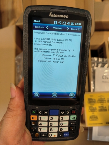 Intermec CN51(CN51AN1SCF1W1000) mobile computer barcode data collection handheld computer