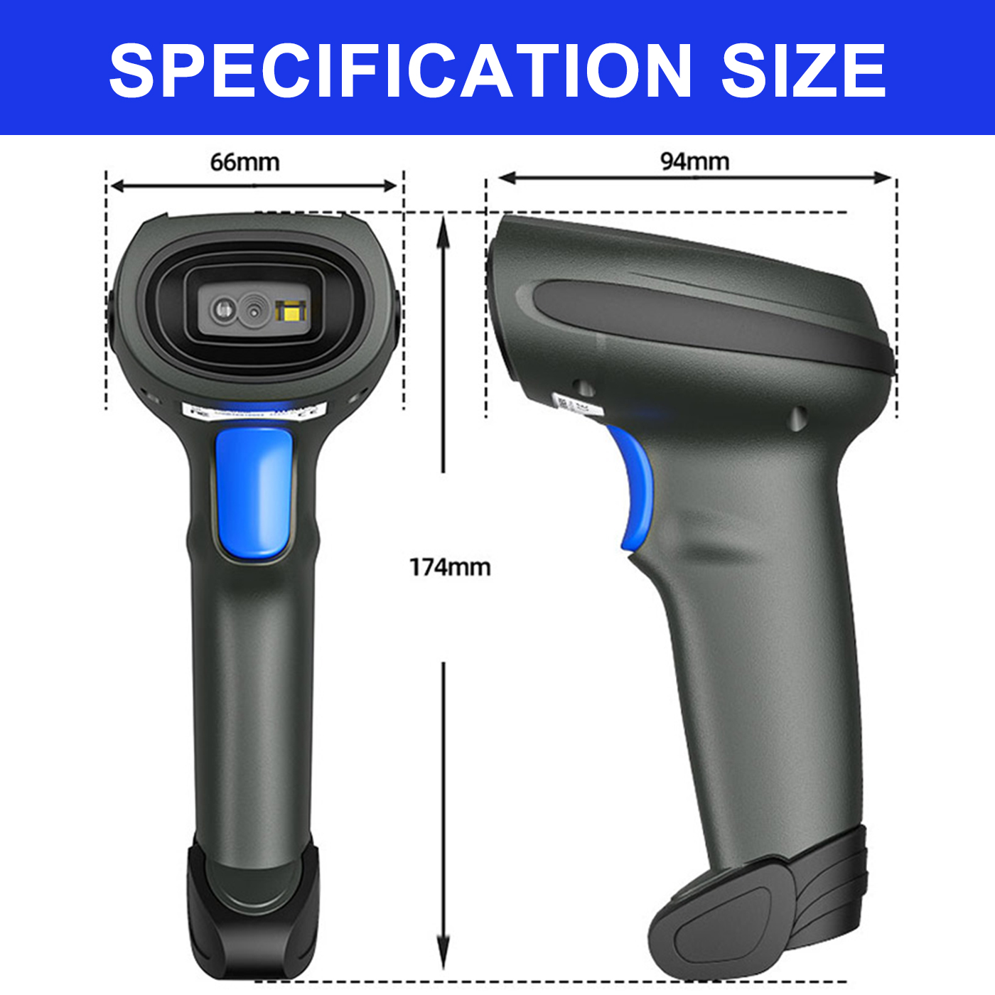 Wireless barcode scanner for legal documents