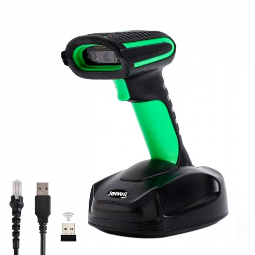 LENVII MDW8004 Wireless Bluetooth Industrial Barcode Scanner with Charging Base IP65 Waterproof Can Scan DPM Barcode Metal Code PCB Board Barcode etc.