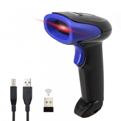 LENVII Handheld 2D QR Barcode Scanner, Wired 1D CCD Barcode Reader, Supports UPC Scanning, PDF417, QR, Data Matrix Bar Code Reader for PC, Mac, Laptop