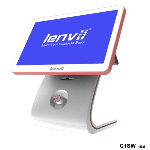 LENVII C1SW POS Touch Monitor 15.6in+LED Display Widescreen Touch Screen(I5CPU+8GB+256GB SSD+WIFI/BLUETOOTH)