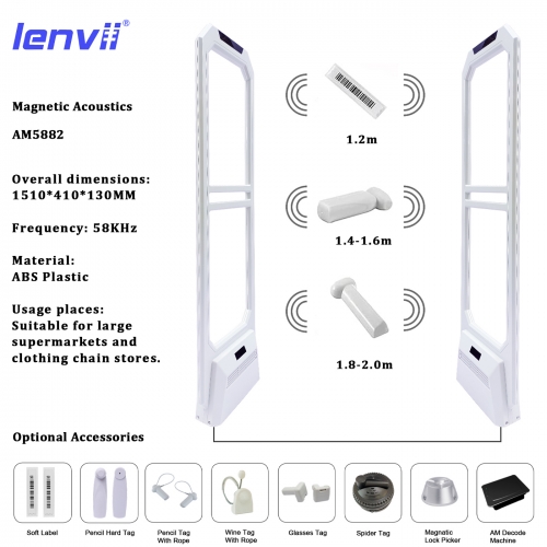 LENVII AM5882 58KHZ EAS Security System