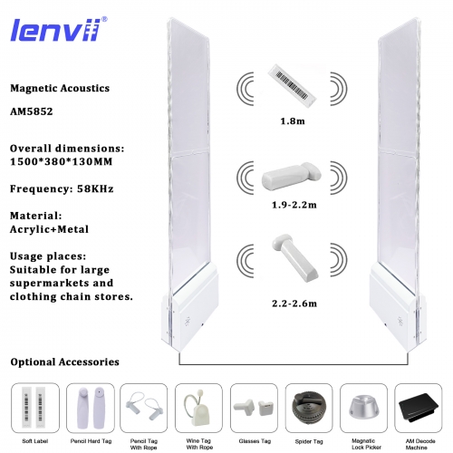 LENVII AM5852 58KHZ EAS Security System