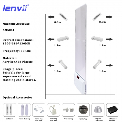 LENVII AM5841 58KHZ EAS Security System
