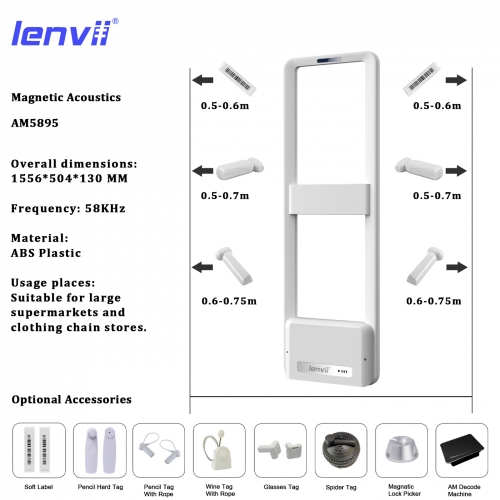 LENVII AM5895 58KHZ EAS Security System