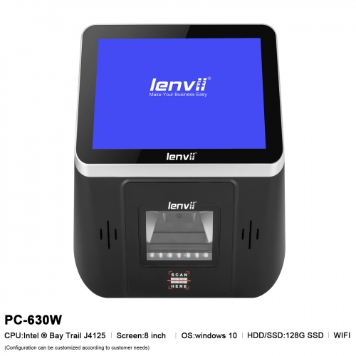 PC-630W 8inches POS Windows Price Checker with Bar code Reader