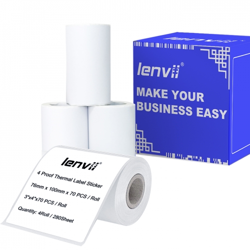 Water-proof, Heat-resistant, Scratch-resistant, Oil-proof, Tear-Proof Thermal Label Sticker, PVC Thermal Sticker, Plastic High-adhesive Barcode Label Sticker