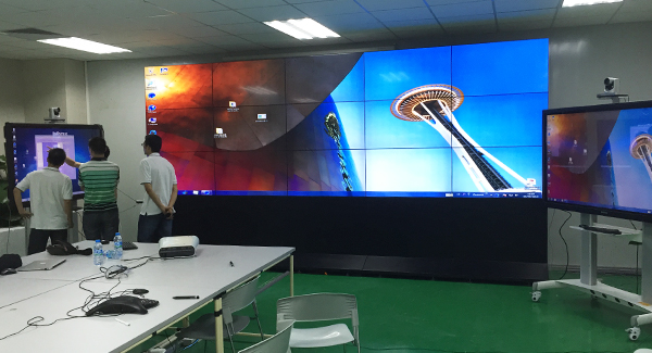 3x5 49 inch 4.9mm LCD video walls for FOXCONN