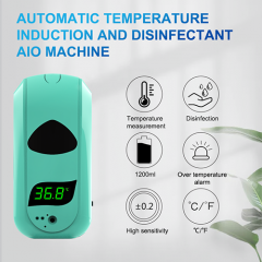 Inducción automática de temperatura y desinfectante AIO máquina