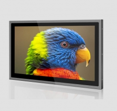 Wall mount advertising player
