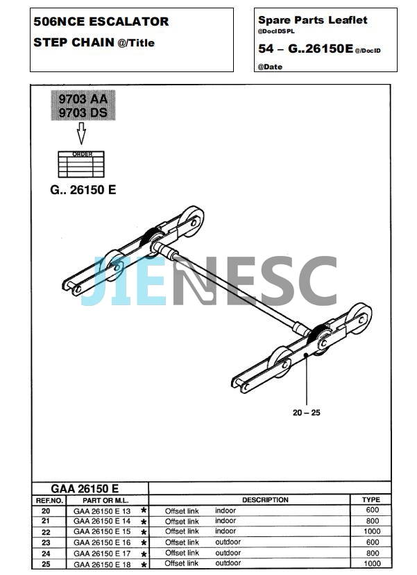 506 Step Chain GAA26150E