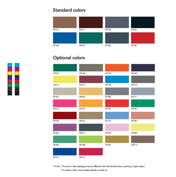 Color Rubber Handrail for Escalator