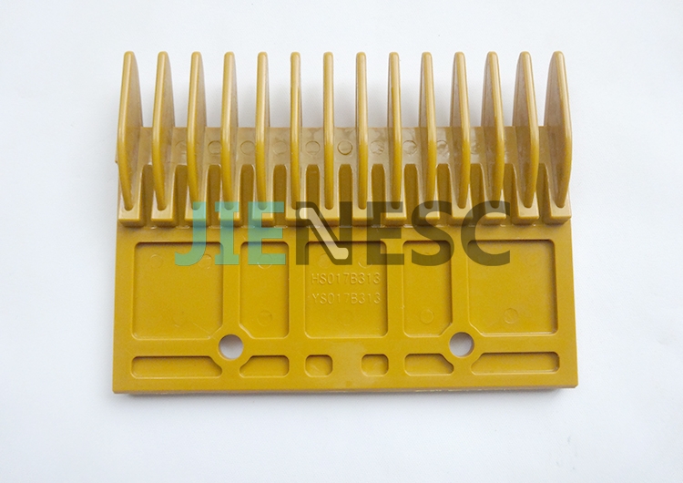 YS017B313 yellow color escalator comb plate for 