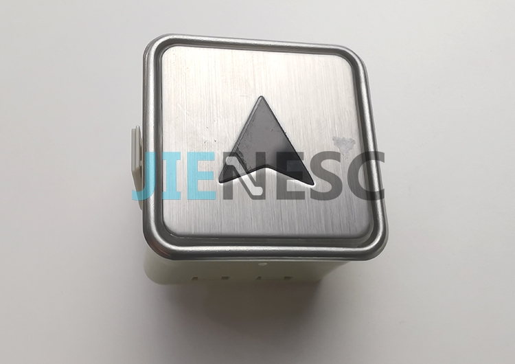 White PB-12 12004-J5 elevator button size 32.7mm