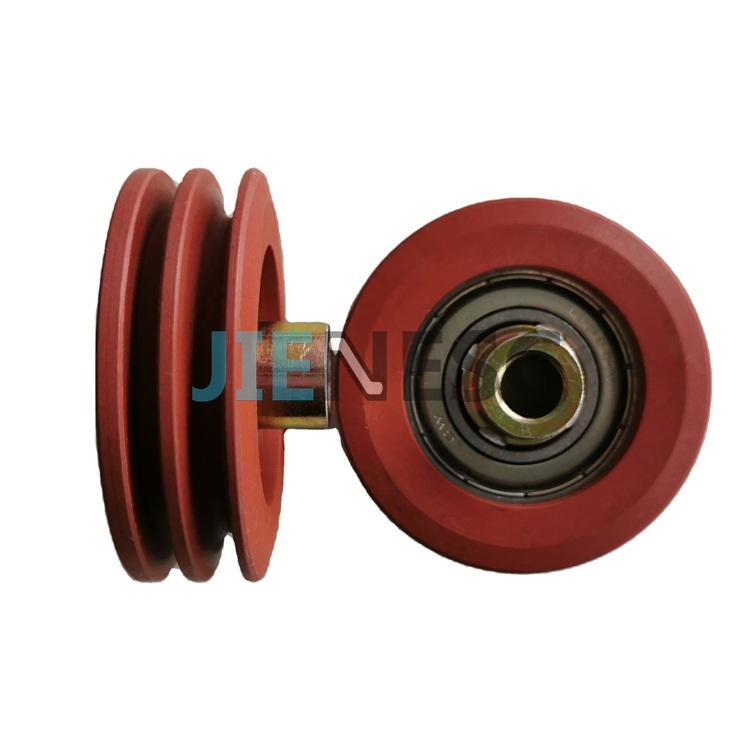 KM89627G02 elevator door rope roller for 