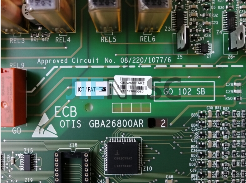 GBA26800AR2 escalator ECB PCB board for 