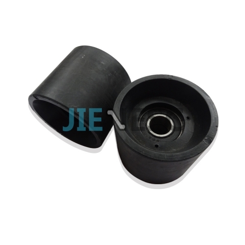 70*60mm 6202 black color escalator handrail roller for Lg sigma