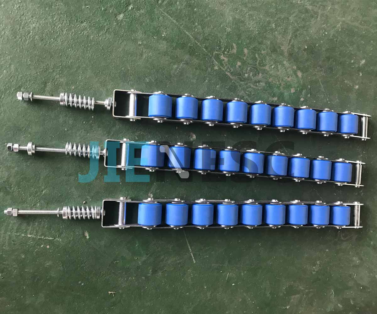 Escalator Handrail Tesnsion Chain 9 rollers With 60*55mm Roller From Factory
