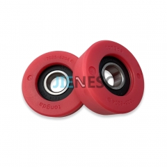 70*25mm 6204 red escalator roller from tongda