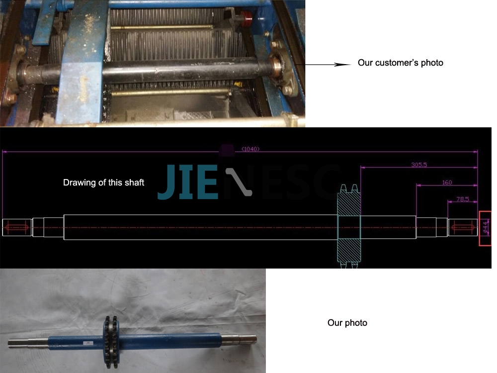 Escalator Handrail Drive Shaft for BLT