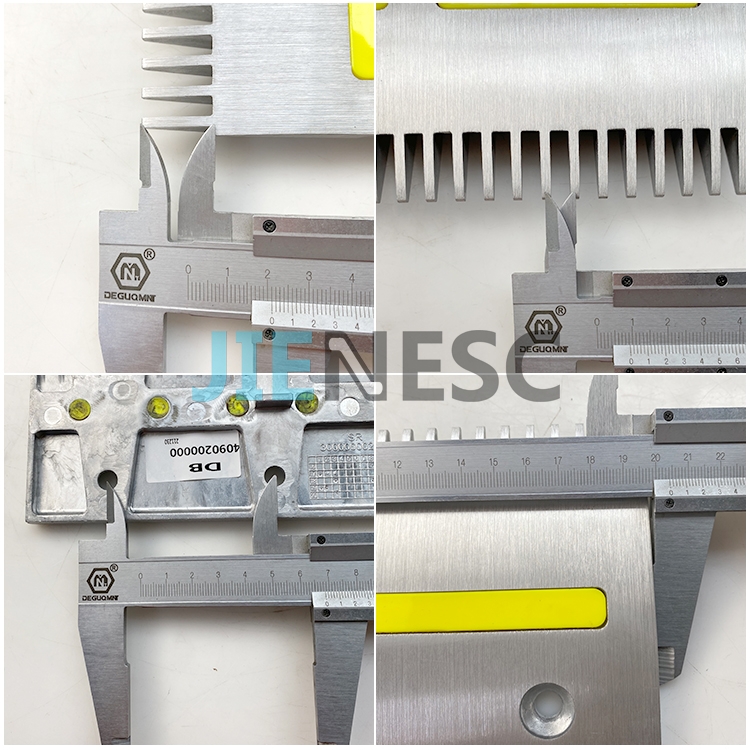 4090110000 TKE Escalator Comb Plate with Yellow Insert thyssen