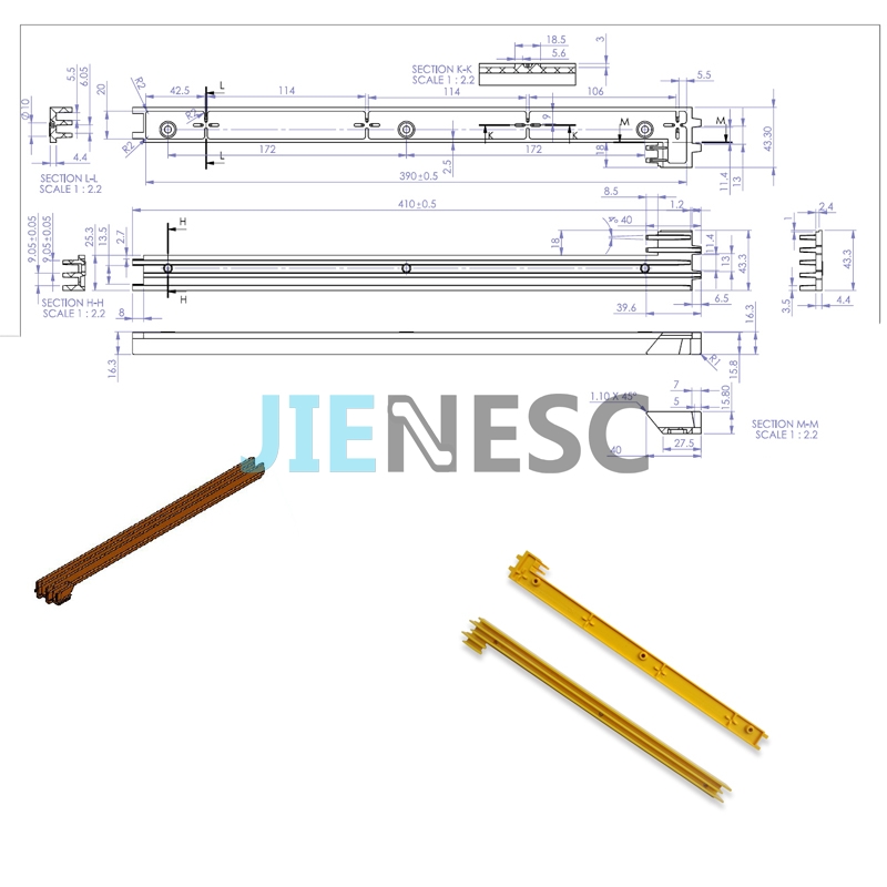 645B029H01 Escalator Step Demarcation for Hyundai