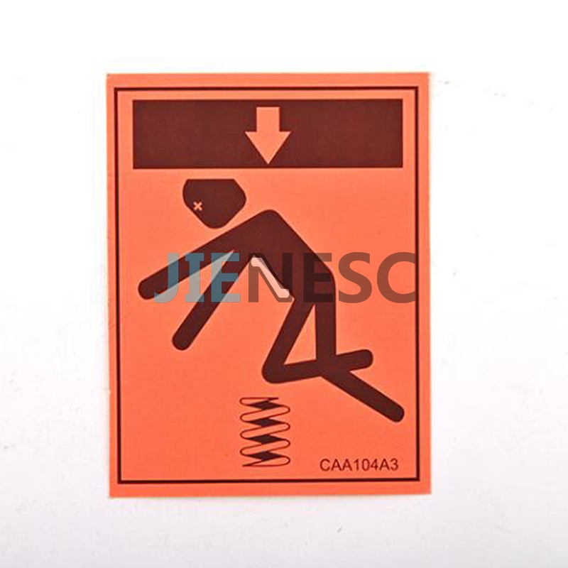 CAA104A3 elevator safety marks for otis