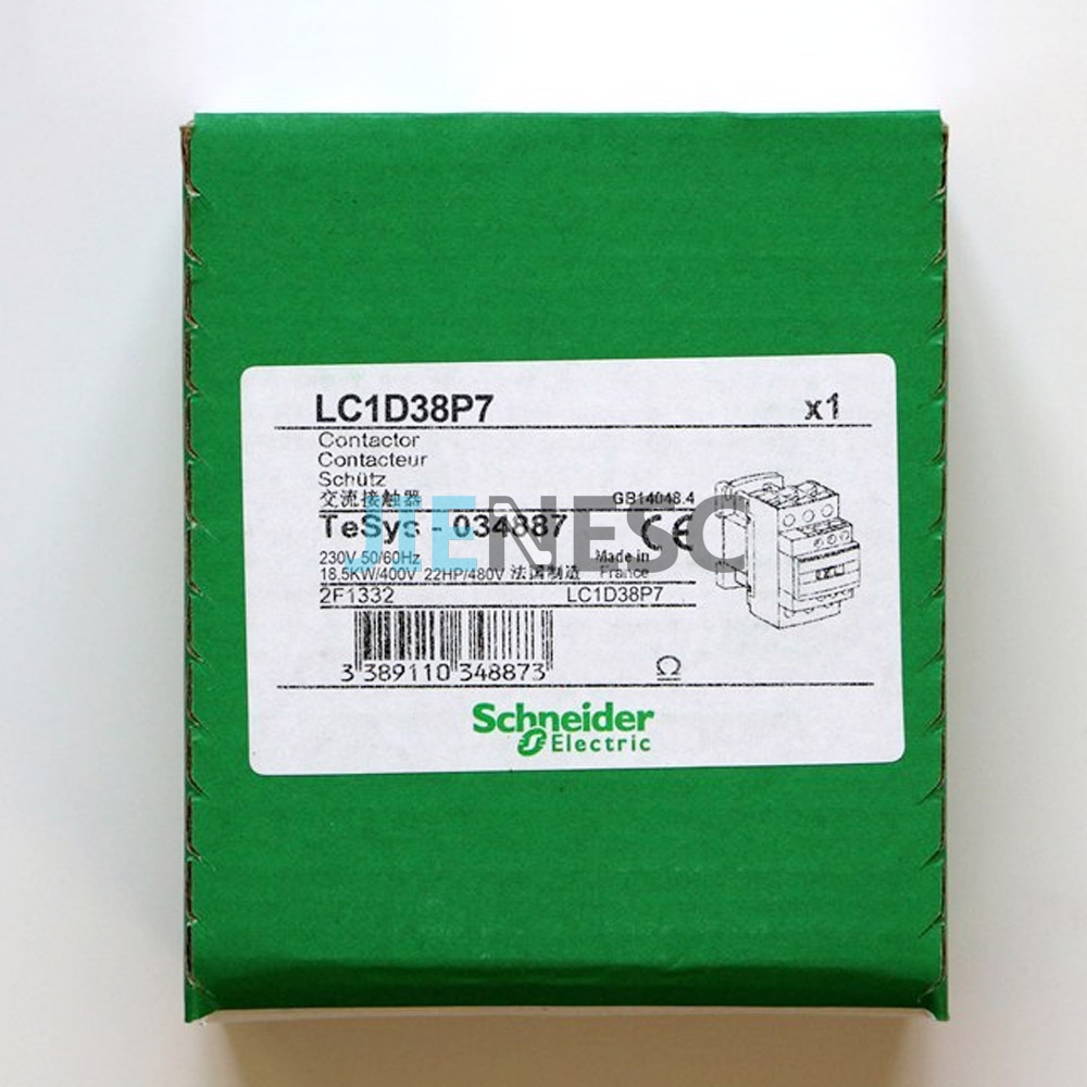 Schneider Elevator Electric Contactor LC1D38P7 from factory