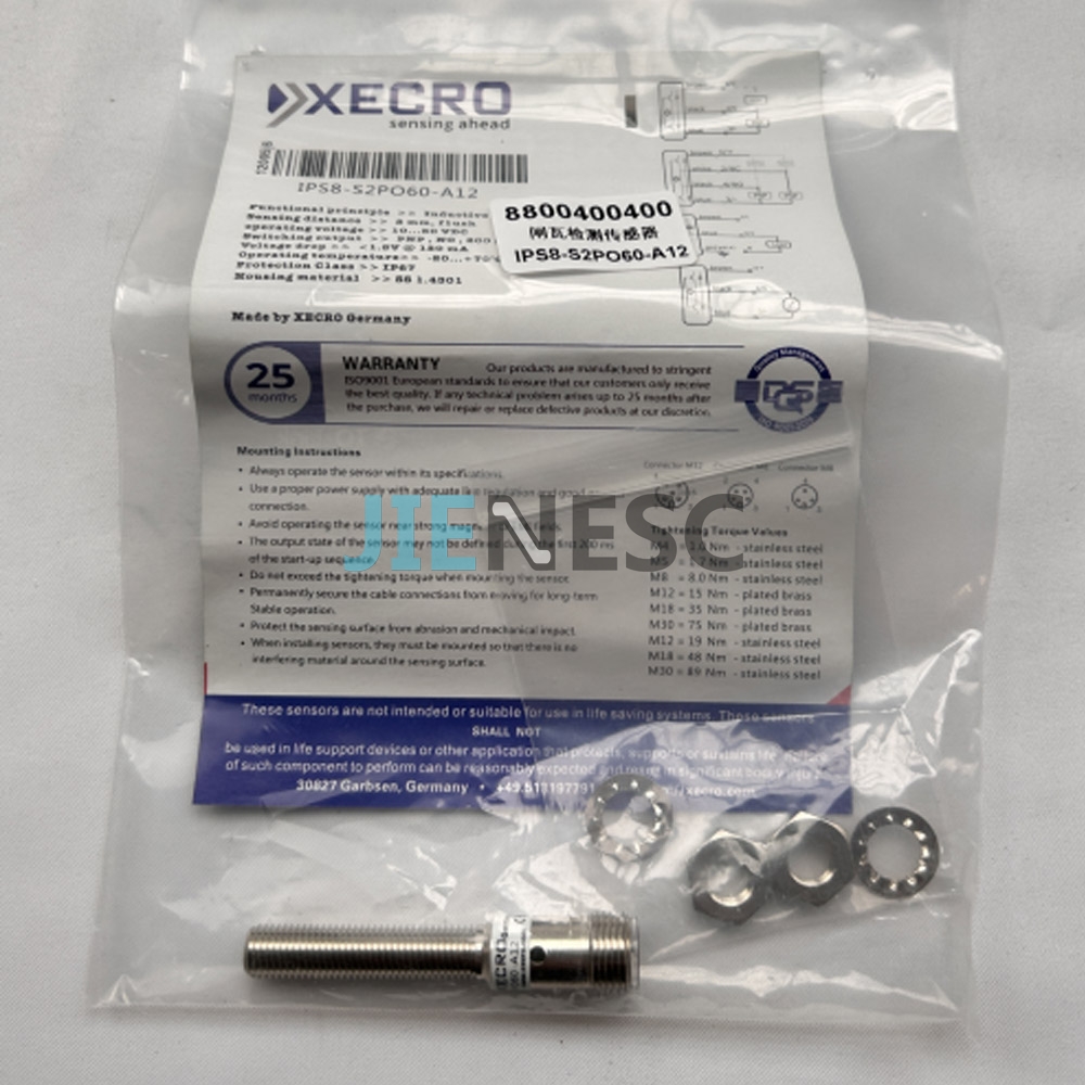8800400400 XECRO IPS8-S2PO60-A12 Escalator Speed Sensor