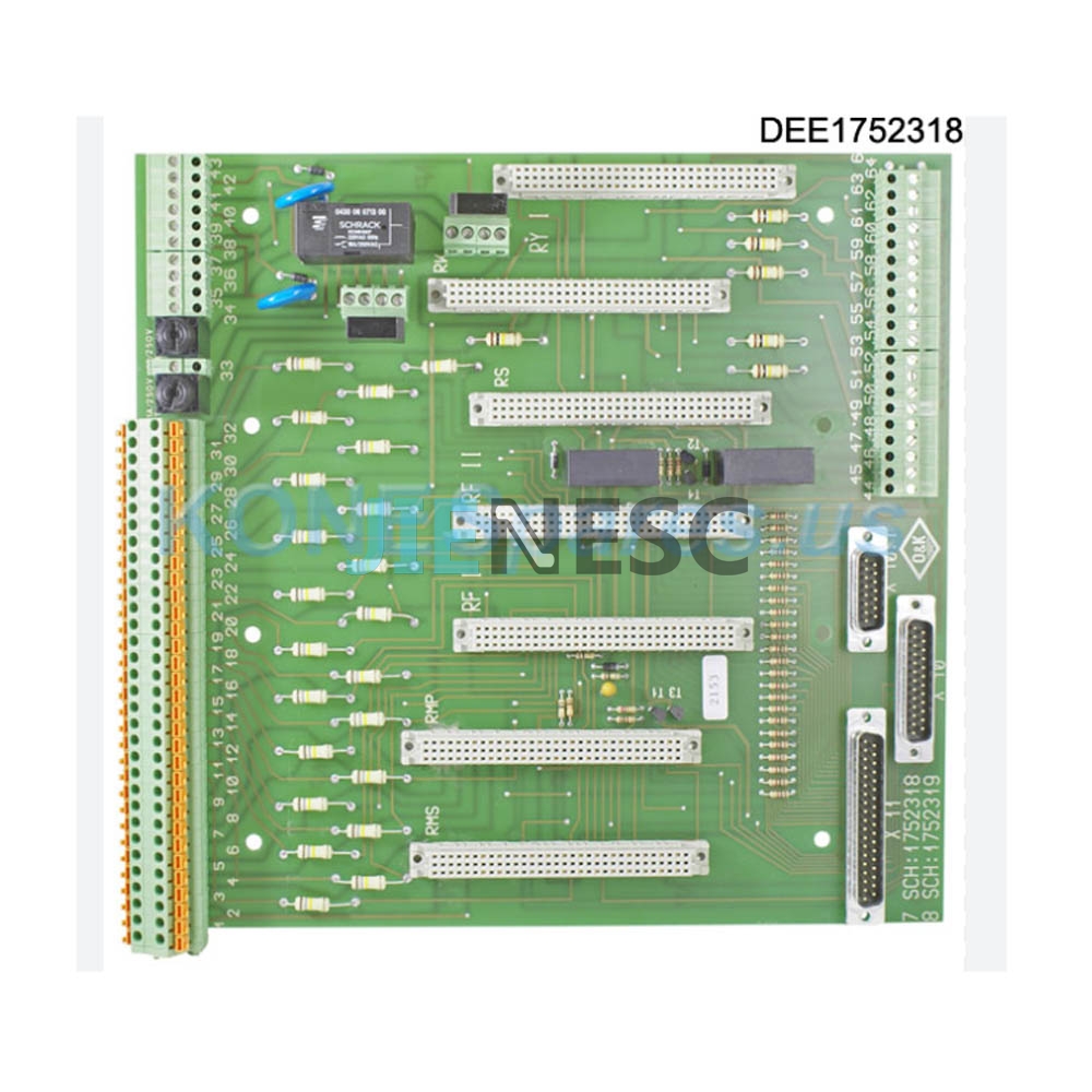DEE1752318 Escalator PCB Board For Escalator Maintenance ESC Parts