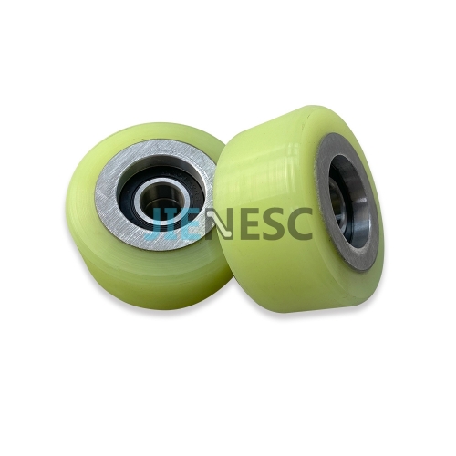 613C001 Escalator Handrail Pressure Roller 76*41mm For Escalator Maintenance