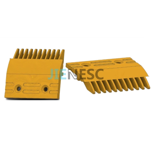 OEM Service for X129AY Yellow Escalator Comb Plate For Escalator Maintenance