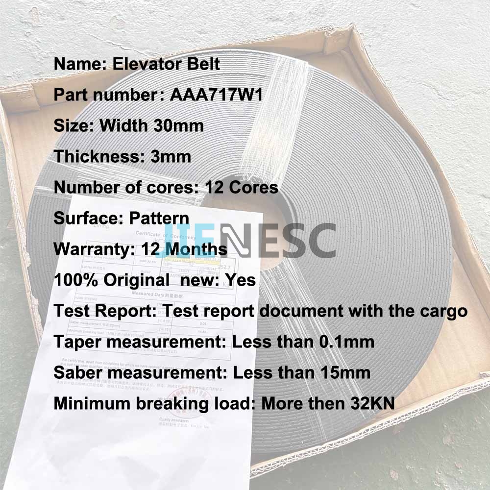 Otis AAA717W1 Elevator Traction Belt