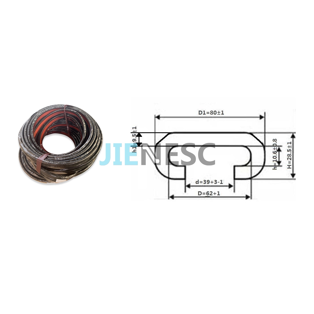 C697 Escalator Rubber Handrail from factory