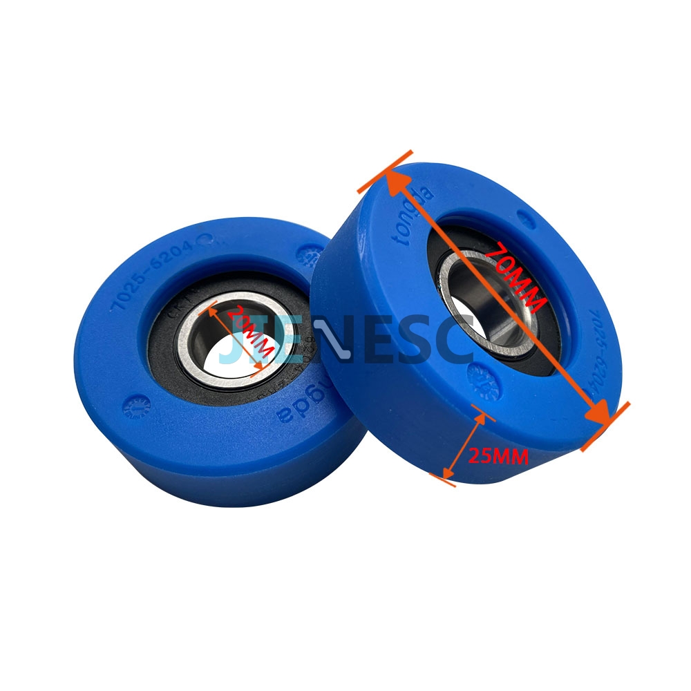 Blue 70*25mm 6204 7025-6204 Escalator Roller