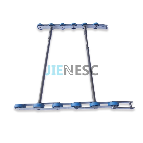 Pitch 135mm escalator step chain length 985mm for two steps for escalator maintenance
