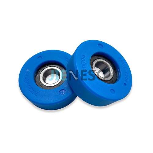 Escalator Step Chain Roller 76*25mm 6204 Blue For Escalator Maintenance