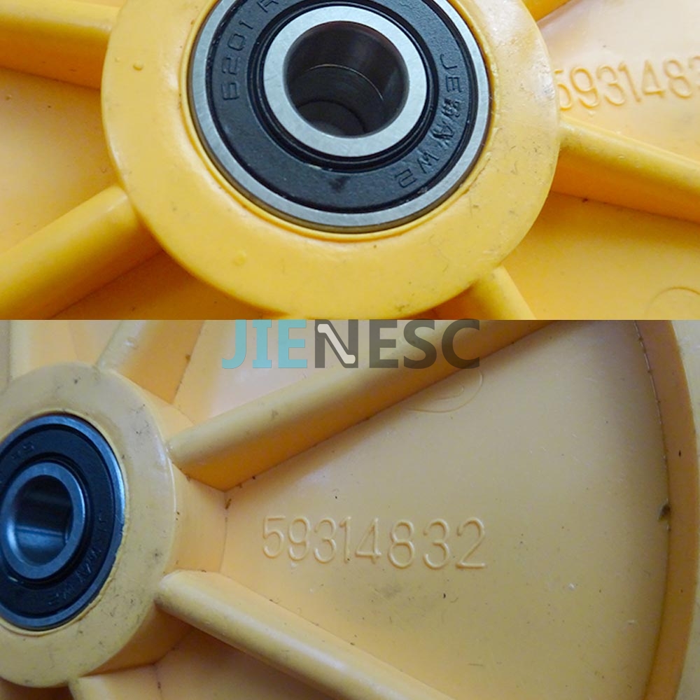 59314832 200*20mm Elevator Wire Rope Roller