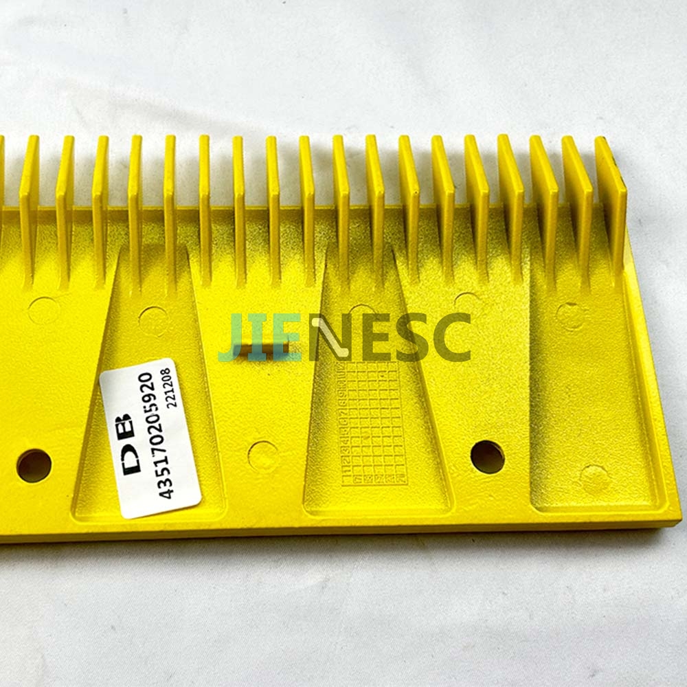435170205920 Yellow Escalator Comb Plate