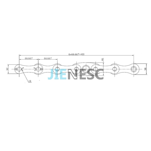 SANLINE 147KN 66.667mm Escalator step chain from factory