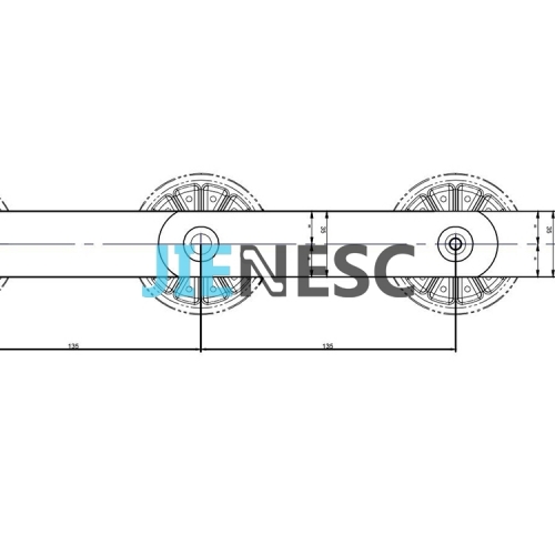 Avante 160KN 135mm Escalator step chain from factory