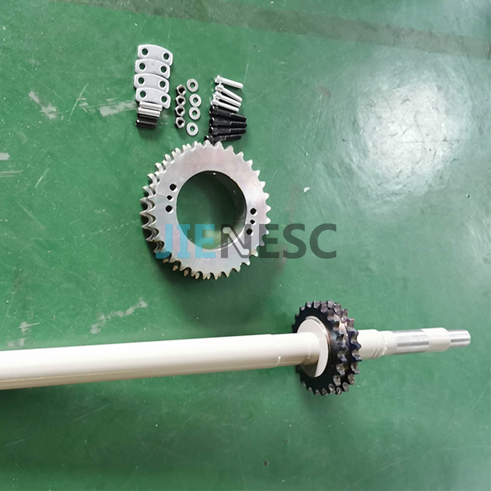 50639447 9300AE Escalator Handrail Drive Shaft With Sprocket From Factory