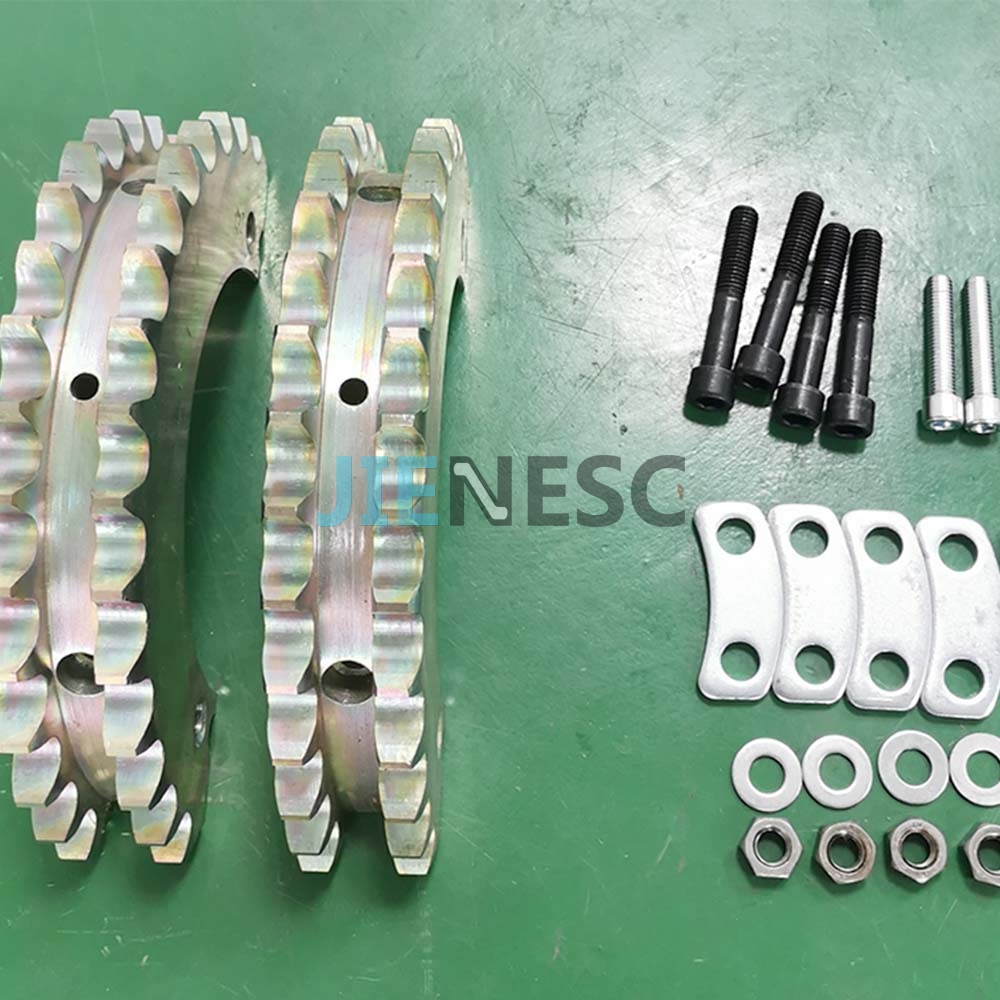 50639447 9300AE Escalator Handrail Drive Shaft With Sprocket From Factory