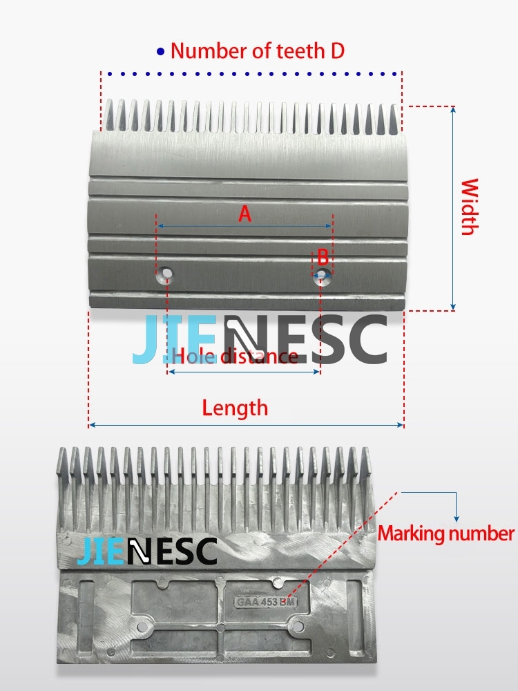 Escalator Comb Plate