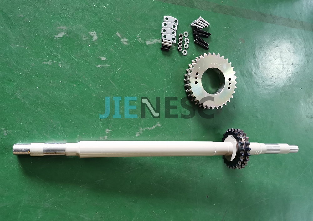 50639444 9300AE Escalator Handrail Drive Shaft With Sprocket From Factory