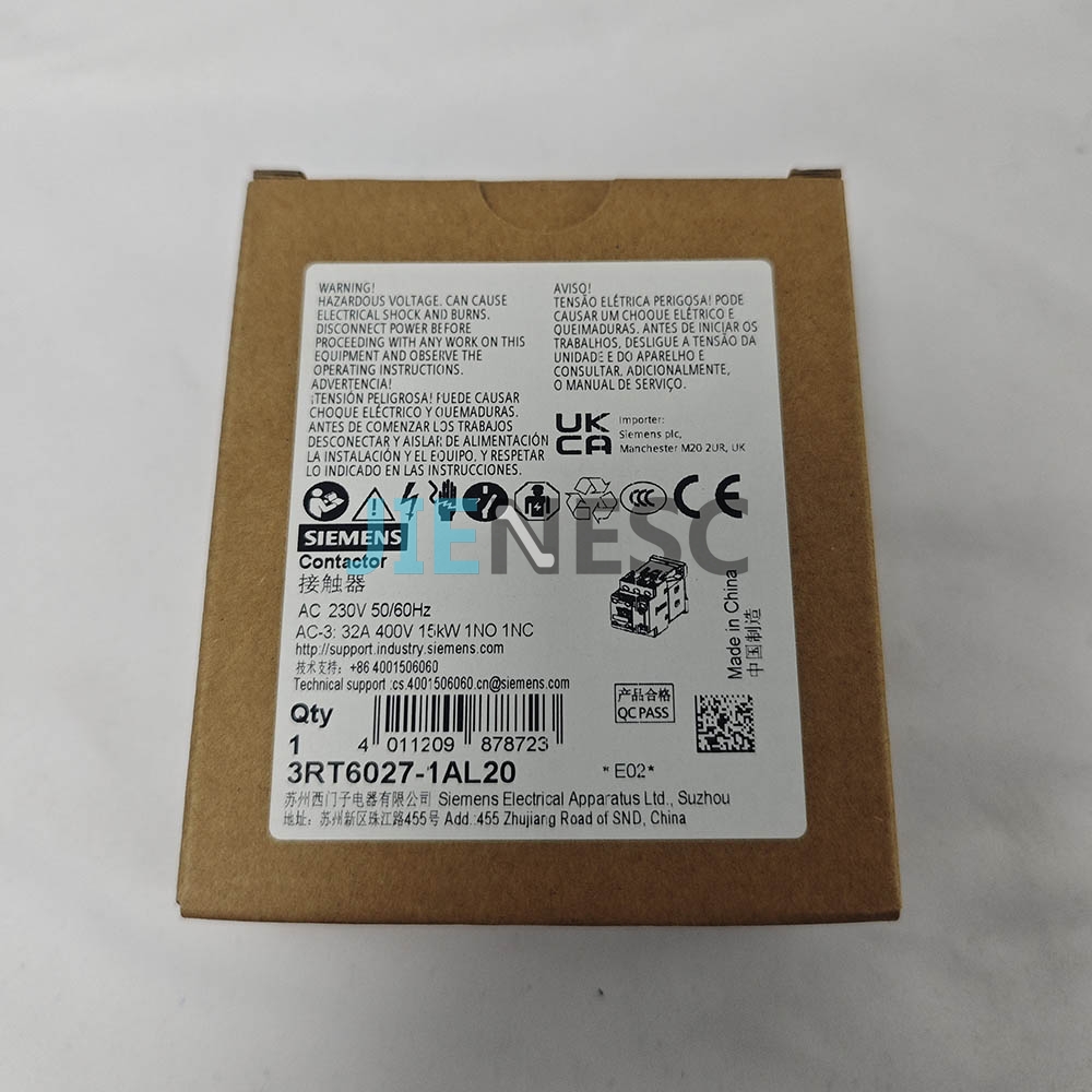 3RT6027-1AL20 Elevator Contactor From Factory