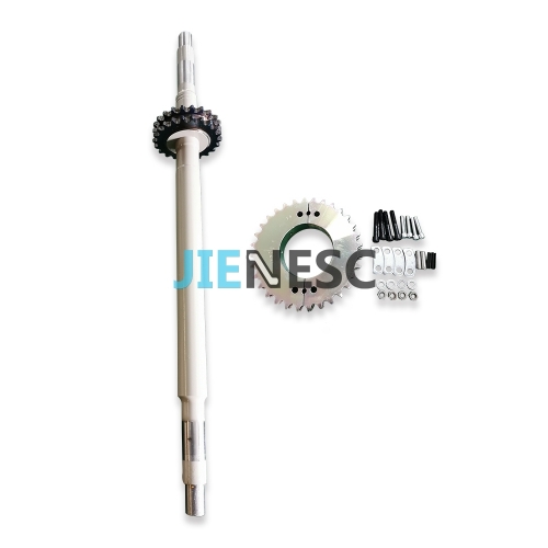 50639444 9300AE Escalator Handrail Drive Shaft With Sprocket From Factory